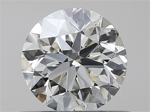 Picture of Natural Diamond 0.50 Carats, Round with Very Good Cut, K Color, VVS2 Clarity and Certified by GIA