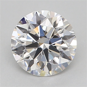 Picture of Natural Diamond 0.40 Carats, Round with Excellent Cut, E Color, VS2 Clarity and Certified by GIA