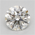 Natural Diamond 0.40 Carats, Round with Excellent Cut, H Color, VS2 Clarity and Certified by GIA