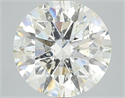 Natural Diamond 5.10 Carats, Round with Excellent Cut, I Color, SI2 Clarity and Certified by IGI