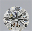 Natural Diamond 0.50 Carats, Round with Excellent Cut, K Color, VS2 Clarity and Certified by GIA