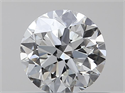 Natural Diamond 0.40 Carats, Round with Very Good Cut, I Color, VS2 Clarity and Certified by GIA