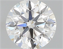 Natural Diamond 0.40 Carats, Round with Excellent Cut, F Color, VS2 Clarity and Certified by GIA