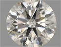 Natural Diamond 0.40 Carats, Round with Excellent Cut, I Color, SI2 Clarity and Certified by IGI