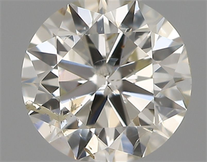 Picture of Natural Diamond 0.40 Carats, Round with Excellent Cut, I Color, SI2 Clarity and Certified by IGI