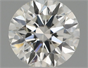 Natural Diamond 0.40 Carats, Round with Very Good Cut, H Color, VS2 Clarity and Certified by IGI