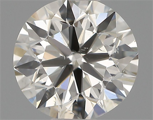 Picture of Natural Diamond 0.50 Carats, Round with Excellent Cut, H Color, SI1 Clarity and Certified by IGI