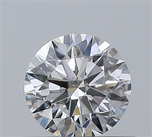 Picture of Natural Diamond 0.40 Carats, Round with Excellent Cut, E Color, SI1 Clarity and Certified by GIA