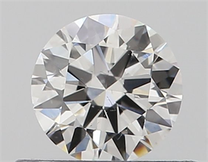 Picture of Natural Diamond 0.40 Carats, Round with Excellent Cut, F Color, SI1 Clarity and Certified by GIA