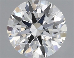 Picture of Natural Diamond 0.44 Carats, Round with Excellent Cut, I Color, VS1 Clarity and Certified by GIA