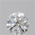 Natural Diamond 2.28 Carats, Round with Excellent Cut, E Color, VVS2 Clarity and Certified by GIA