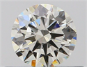 Natural Diamond 0.40 Carats, Round with Very Good Cut, J Color, SI1 Clarity and Certified by GIA