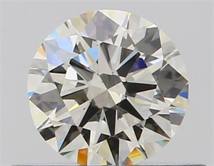 Picture of Natural Diamond 0.40 Carats, Round with Very Good Cut, J Color, SI1 Clarity and Certified by GIA