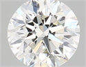 Natural Diamond 0.40 Carats, Round with Very Good Cut, I Color, SI1 Clarity and Certified by GIA