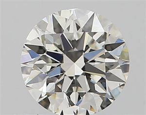 Picture of Natural Diamond 0.50 Carats, Round with Excellent Cut, I Color, VS2 Clarity and Certified by GIA