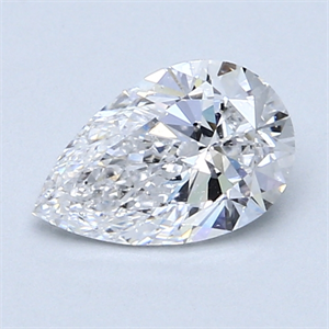 1.01 Carats, Pear Diamond with  Cut, D Color, SI1 Clarity and Certified by GIA