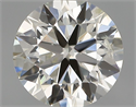 Natural Diamond 0.50 Carats, Round with Very Good Cut, I Color, SI2 Clarity and Certified by IGI