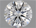 Natural Diamond 0.51 Carats, Round with Excellent Cut, H Color, SI2 Clarity and Certified by GIA