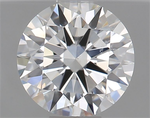 Picture of Natural Diamond 0.51 Carats, Round with Excellent Cut, H Color, SI2 Clarity and Certified by GIA