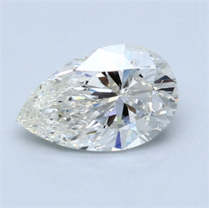 1.02 Carats, Pear Diamond with  Cut, G Color, SI2 Clarity and Certified by GIA