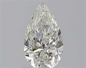 Picture of Natural Diamond 0.70 Carats, Pear with  Cut, I Color, SI2 Clarity and Certified by GIA