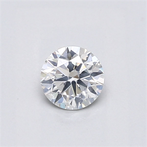 Picture of Natural Diamond 0.40 Carats, Round with Very Good Cut, F Color, I1 Clarity and Certified by GIA