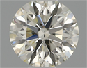 Natural Diamond 0.41 Carats, Round with Excellent Cut, J Color, VS2 Clarity and Certified by IGI