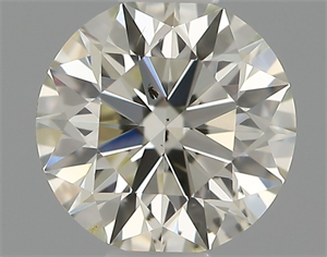 Picture of Natural Diamond 0.41 Carats, Round with Excellent Cut, J Color, VS2 Clarity and Certified by IGI