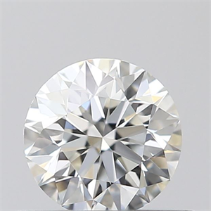 Picture of Natural Diamond 0.41 Carats, Round with Excellent Cut, H Color, VVS2 Clarity and Certified by GIA