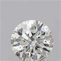 Natural Diamond 0.40 Carats, Round with Excellent Cut, K Color, SI2 Clarity and Certified by GIA