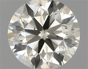 Picture of Natural Diamond 0.45 Carats, Round with Excellent Cut, K Color, VS2 Clarity and Certified by IGI