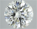 Natural Diamond 2.09 Carats, Round with Excellent Cut, H Color, VVS2 Clarity and Certified by GIA