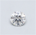 Natural Diamond 0.40 Carats, Round with Very Good Cut, F Color, SI2 Clarity and Certified by GIA