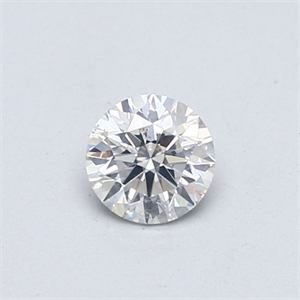 Picture of Natural Diamond 0.40 Carats, Round with Very Good Cut, F Color, SI2 Clarity and Certified by GIA