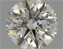 Natural Diamond 0.40 Carats, Round with Excellent Cut, J Color, SI2 Clarity and Certified by IGI