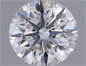 Natural Diamond 0.40 Carats, Round with Excellent Cut, H Color, SI2 Clarity and Certified by GIA