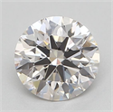 Natural Diamond 0.45 Carats, Round with Excellent Cut, H Color, VVS1 Clarity and Certified by GIA