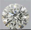 Natural Diamond 0.40 Carats, Round with Excellent Cut, I Color, VVS2 Clarity and Certified by GIA