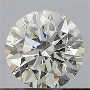 Picture of Natural Diamond 0.40 Carats, Round with Excellent Cut, I Color, VVS2 Clarity and Certified by GIA