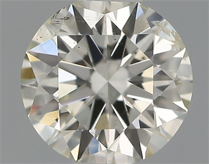 Picture of Natural Diamond 0.43 Carats, Round with Excellent Cut, J Color, SI2 Clarity and Certified by IGI