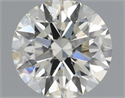 Natural Diamond 0.58 Carats, Round with Excellent Cut, I Color, SI1 Clarity and Certified by IGI