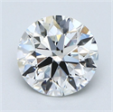 Natural Diamond 1.40 Carats, Round with Excellent Cut, G Color, VVS1 Clarity and Certified by GIA