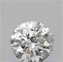 Natural Diamond 0.40 Carats, Round with Very Good Cut, J Color, SI1 Clarity and Certified by GIA