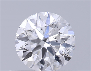 Picture of Natural Diamond 0.50 Carats, Round with Excellent Cut, E Color, I1 Clarity and Certified by GIA