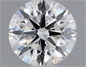 Natural Diamond 0.42 Carats, Round with Excellent Cut, J Color, VS2 Clarity and Certified by GIA