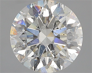 Picture of Natural Diamond 2.40 Carats, Round with Excellent Cut, I Color, I1 Clarity and Certified by GIA