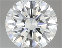 Natural Diamond 0.40 Carats, Round with Excellent Cut, H Color, SI2 Clarity and Certified by GIA