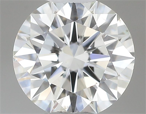 Picture of Natural Diamond 0.40 Carats, Round with Excellent Cut, H Color, SI2 Clarity and Certified by GIA