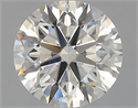 Natural Diamond 3.02 Carats, Round with Excellent Cut, J Color, SI1 Clarity and Certified by GIA