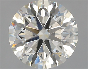 Picture of Natural Diamond 3.02 Carats, Round with Excellent Cut, J Color, SI1 Clarity and Certified by GIA